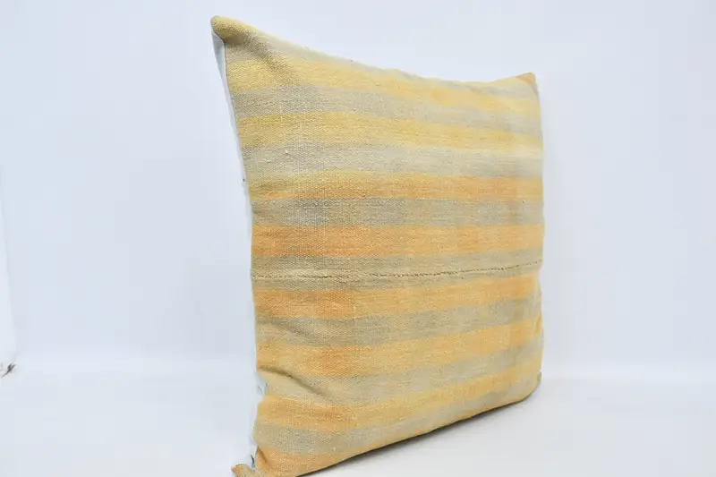 Wholesale Cushion, Cushion, Sofa Pillow Cover, Vintage Kilim Throw Pillow, Ethnical Kilim Rug Pillow, 32x32 Orange Cushion, Antique Pillows - 3