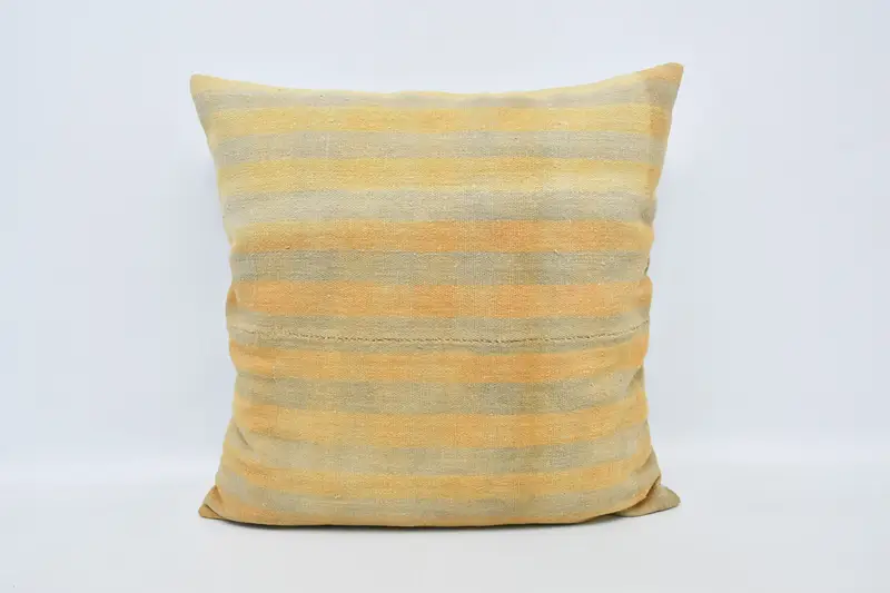 Wholesale Cushion, Cushion, Sofa Pillow Cover, Vintage Kilim Throw Pillow, Ethnical Kilim Rug Pillow, 32x32 Orange Cushion, Antique Pillows - 1