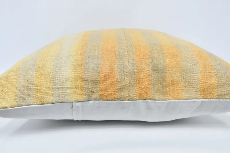 Wholesale Cushion, Cushion, Sofa Pillow Cover, Vintage Kilim Throw Pillow, Ethnical Kilim Rug Pillow, 32x32 Orange Cushion, Antique Pillows - 5