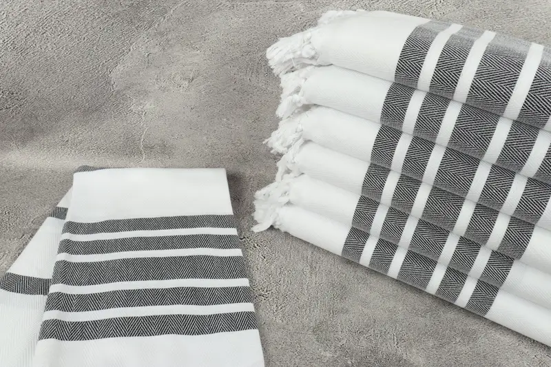 Maid Of Honor Gift, Bachelorette Party Decorations, Girls Weekend Getaways Ideas, 70x40 Cotton Herringbone Towel, Turkish towel, Organic towel - 2