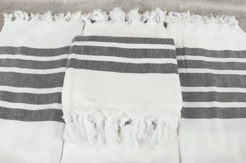 Maid Of Honor Gift, Bachelorette Party Decorations, Girls Weekend Getaways Ideas, 70x40 Cotton Herringbone Towel, Turkish towel, Organic towel - 4