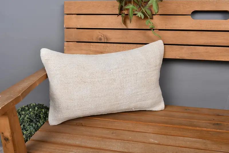 Interior Designer Pillow, 12x20 Beige Cushion Cover, Custom Pillow Cover, Boho Pillow, Cushion Case, Home Decor Pillow, Lounge Throw Pillow Cover - 1