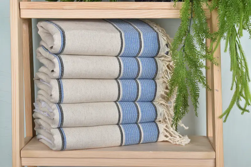 70x36 Cotton Striped Towel, Turkish towel, Birthday Gift, Custom Wedding Gift, Lightweight Turkish towel, Arizona Bachelorette Party Favors - 1