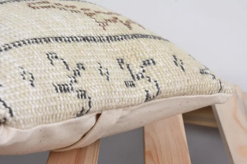 12x12 Green Cushion Case, Turkish Pillow, Cotton Cushion Cover, Vintage Kilim Pillow, Pillow for Couch, Southwestern Pillow Cover, Cushion - 7
