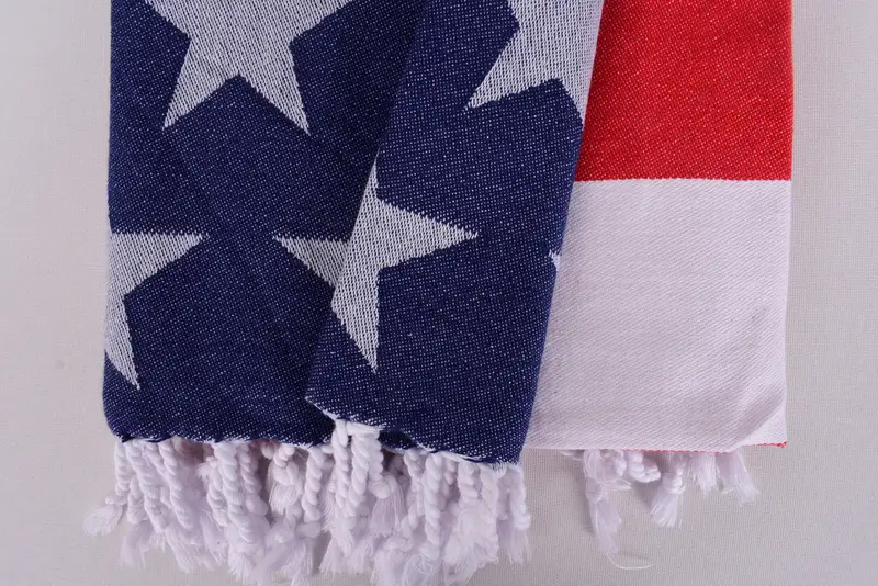 Wedding For Favor, Travel Towel, Personalized Bridesmaid Gift, 70x40 Cotton American Flag Towel, Gift For Her, Peshtemal Towel, Bridesmaid Towel - 7
