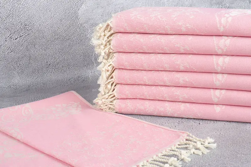Turkish Hand Towel, 36x18 Cotton Carretta Patterned Towel, Personalized Dish Towel, Personalized Gift, Bridesmaid Gift, Wedding Gifts Towel - 5