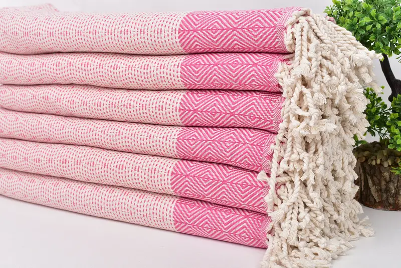 Wedding Gifts Towel, Bachelor Bachelorette Party Favors, Wedding Gift For Bride, Beach Towel Gift, 70x40 Cotton Diamond Towel, Housewarming Gift - 3