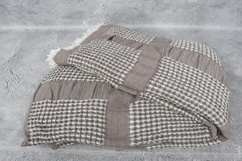 Personalized Gifts, Custom Blanket, House Warming Gift, Bedspread, 84x80 Cotton Waffle Towel, Turkish Cotton Throw Blanket, Gift For The Home Decor - 6