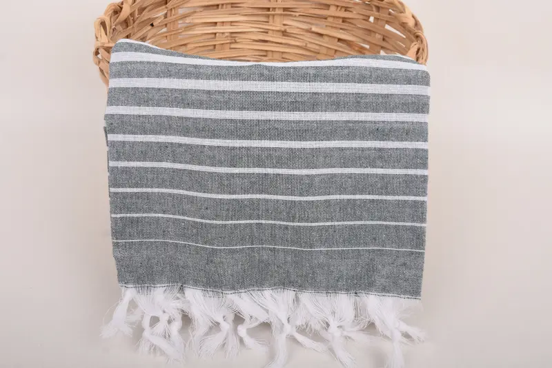 Gifts For Him, 70x40 Cotton Striped Towel, Birthday Gift, Luxury Beach Towel, Custom Name Towel, Summer Gift Ideas, Sand-free towel, Bridesmaid Gift - 5
