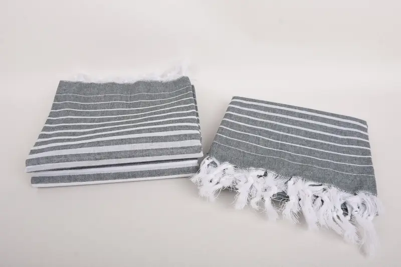 Gifts For Him, 70x40 Cotton Striped Towel, Birthday Gift, Luxury Beach Towel, Custom Name Towel, Summer Gift Ideas, Sand-free towel, Bridesmaid Gift - 7