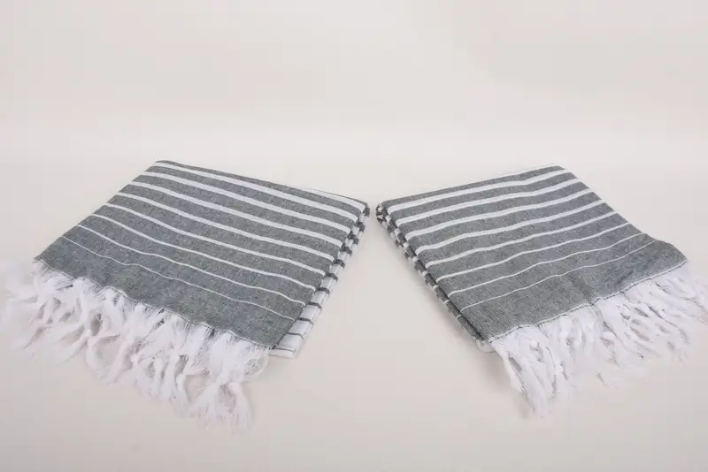 Gifts For Him, 70x40 Cotton Striped Towel, Birthday Gift, Luxury Beach Towel, Custom Name Towel, Summer Gift Ideas, Sand-free towel, Bridesmaid Gift - 6