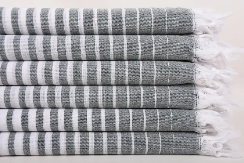 Gifts For Him, 70x40 Cotton Striped Towel, Birthday Gift, Luxury Beach Towel, Custom Name Towel, Summer Gift Ideas, Sand-free towel, Bridesmaid Gift - 3