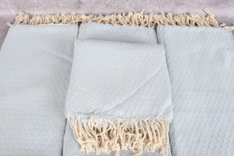 Wedding Towel, Sand-resistant towel, 68x40 Cotton Geometric Towel, Decorative Towel, Organic towel, Bridesmaid Gifts, Spa Towel, Embroidery Towels - 4