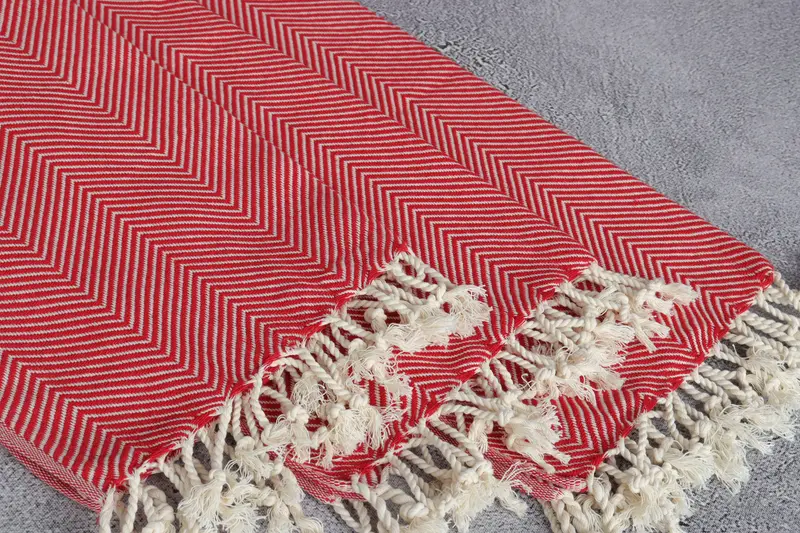 40x20 Cotton Herringbone Towel, Decorative Towel, Monogram Hand Towel, Bridesmaid Gift, Turkish Tea Towel, Turkish Towel Hand Towel, Halloween Gifts - 5