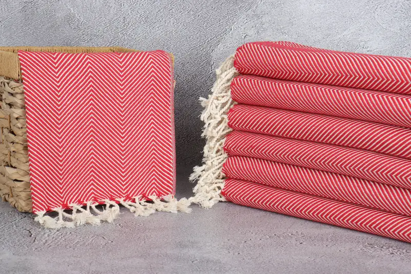 40x20 Cotton Herringbone Towel, Decorative Towel, Monogram Hand Towel, Bridesmaid Gift, Turkish Tea Towel, Turkish Towel Hand Towel, Halloween Gifts - 3