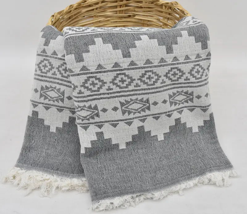 Girl Trip Party Gunst, personalisierte Decke, benutzerdefinierte Decke, gewebte Wurfdecke, türkische Bettspitze, 86x56 Baumwoll -Kilim -Handtuch, Braut Geschenk - 1