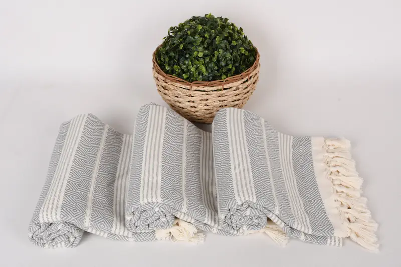 Beach Towel Bulk, 70x38 Cotton Diamond Towel, Sand-free towel, Embroidery Towels, Travel Towel, Best Wedding Gift, Holiday Towel, Gifts For Him - 8