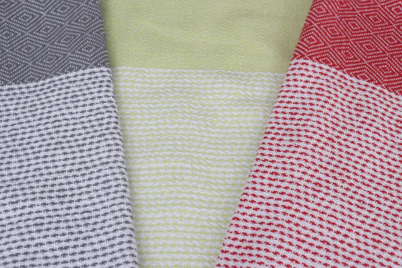 Monogrammed Hand Towel, Personalized Hand Towel, Turkish Towel Hand Towel, 40x18 Cotton Diamond Towel, Organic Tea Towel, Wedding Gift Ideas - 3