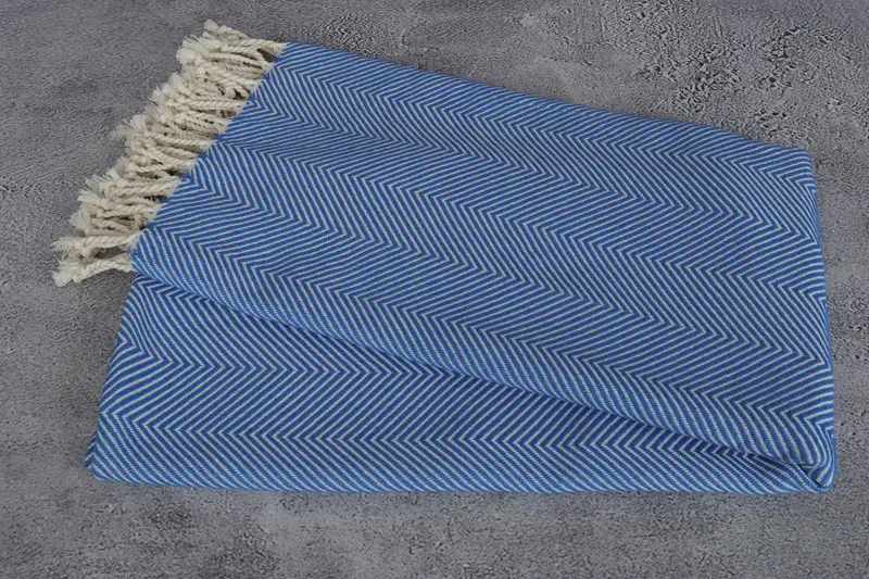 Quick-dry peshtemal, Handmade Turkish Towel, 70x40 Cotton Herringbone Towel, Turkish hand towel, Spa Gift Towel, Bridal Party Gifts, Gifts For Him - 6