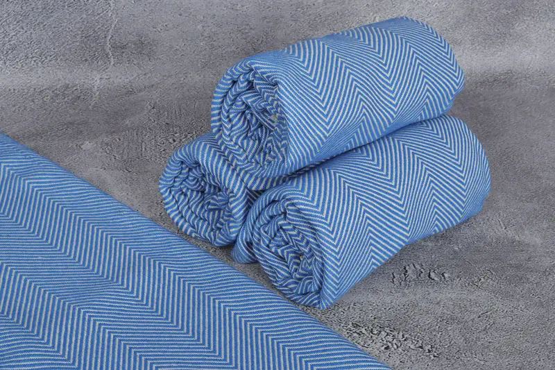 Quick-dry peshtemal, Handmade Turkish Towel, 70x40 Cotton Herringbone Towel, Turkish hand towel, Spa Gift Towel, Bridal Party Gifts, Gifts For Him - 8