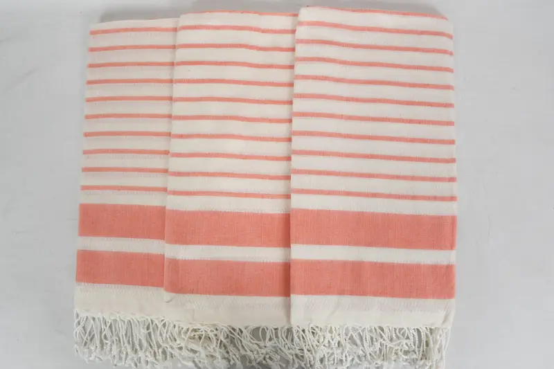 70x40 Cotton Striped Towel, Valentines Day Gift, Wedding Gift, Best Friend Wedding Gift, Sand-resistant towel, Personalized Wedding Gift - 3