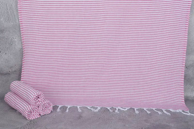Bridesmaid Gift, Bachelorette Party Gifts For Bride, Beach Towel Bulk, 68x36 Cotton Striped Towel, Home Decor Towel, Hammam Towel USA, Wedding Gift - 8