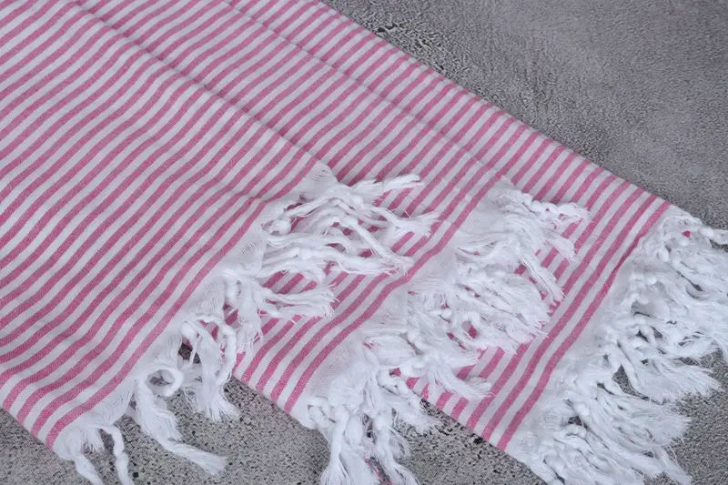 Bridesmaid Gift, Bachelorette Party Gifts For Bride, Beach Towel Bulk, 68x36 Cotton Striped Towel, Home Decor Towel, Hammam Towel USA, Wedding Gift - 5
