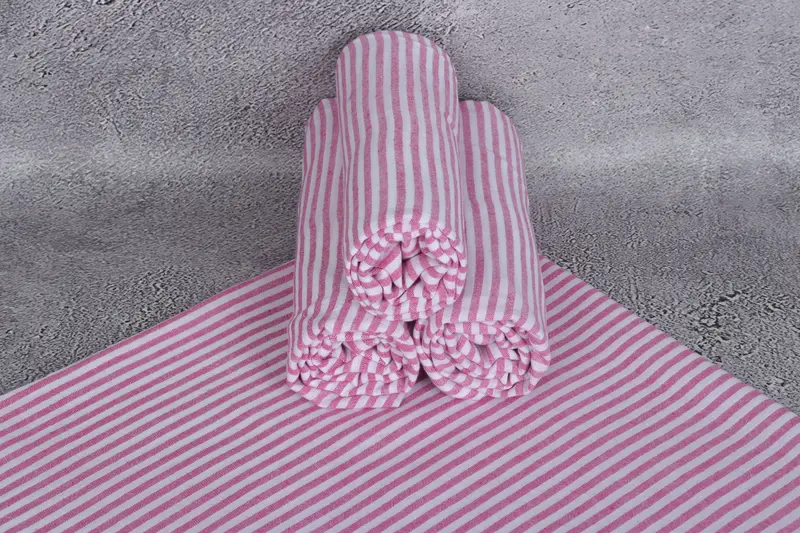 Bridesmaid Gift, Bachelorette Party Gifts For Bride, Beach Towel Bulk, 68x36 Cotton Striped Towel, Home Decor Towel, Hammam Towel USA, Wedding Gift - 6