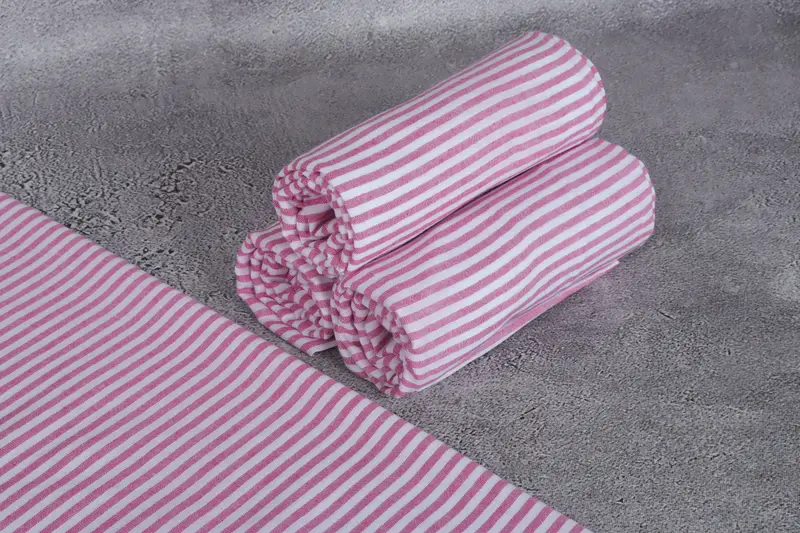 Bridesmaid Gift, Bachelorette Party Gifts For Bride, Beach Towel Bulk, 68x36 Cotton Striped Towel, Home Decor Towel, Hammam Towel USA, Wedding Gift - 7