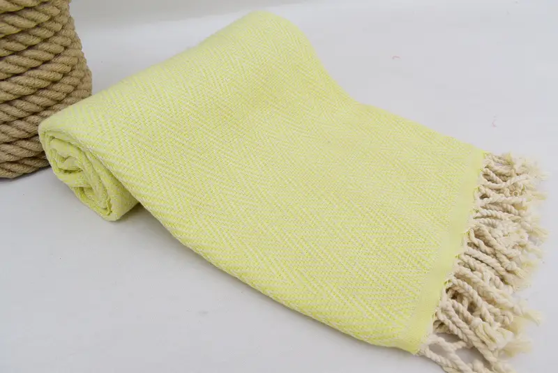 Absorbent Turkish towel, Custom Towel Beach, Best Wedding Gift, 70x40 Cotton Striped Towel, Quick-Dry Beach Towel, Employee Gifts, Peshtemal Towel - 7