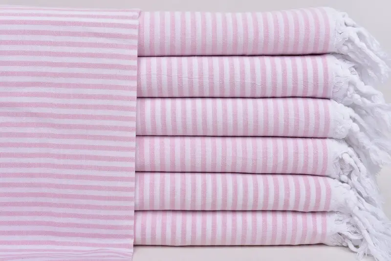 Bachelorette Party Gifts, Bath towel, Summer Towel, Custom Wedding Towel, Personalized Bridesmaid Gift, Halloween Gifts, 68x36 Cotton Striped Towel - 1