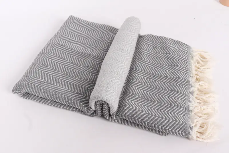 84x80 Cotton Chevron Towel, Bachelorette Party Items, Oversized Beach Towel, Personalized Gifts, Throw Blanket Couch, Quenn Bedspread, Woven Blanket - 6