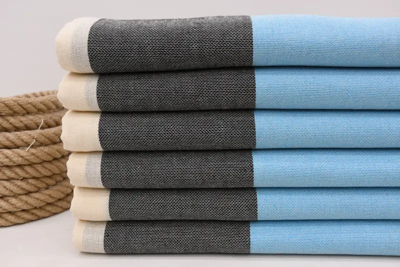 Kids Beach Towel, 68x40 Cotton Striped Towel, Bridal Shower Gift, Mother Of The Groom Gift, Turkish beach towel, Wedding Towel, Housewarming Gift - 2