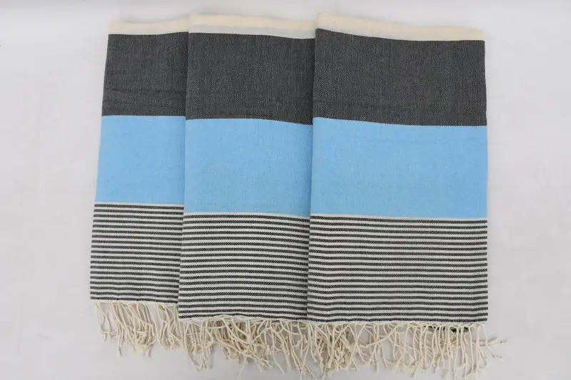 Kids Beach Towel, 68x40 Cotton Striped Towel, Bridal Shower Gift, Mother Of The Groom Gift, Turkish beach towel, Wedding Towel, Housewarming Gift - 3