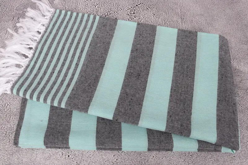 Custom Beach Towels, Yoga Towel, Customized Towels, Peshtemal Towel, Wedding Gift, Best Friend Gift, 68x36 Cotton Striped Towel, Best Wedding Gift - 6