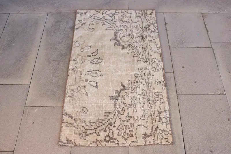 Brauner und grüner Southwestern-Teppich, 2 x 3 Fuß, schickes Dekor