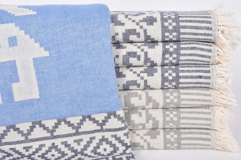 Pink Pixel Dragon Design Turkish Organic Cotton Towel, 70x40 Inches