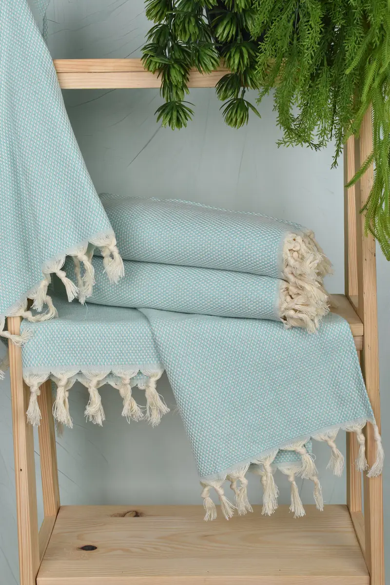 Handmade Gift, Custom Hand Towel, 40x18 Cotton Polka Dot Towel, Bridal Shower Gift, Turkish Hand Towel, Hand Size Towels, Personalized Hand Towel - 6