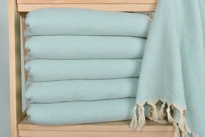 Handmade Gift, Custom Hand Towel, 40x18 Cotton Polka Dot Towel, Bridal Shower Gift, Turkish Hand Towel, Hand Size Towels, Personalized Hand Towel - 2