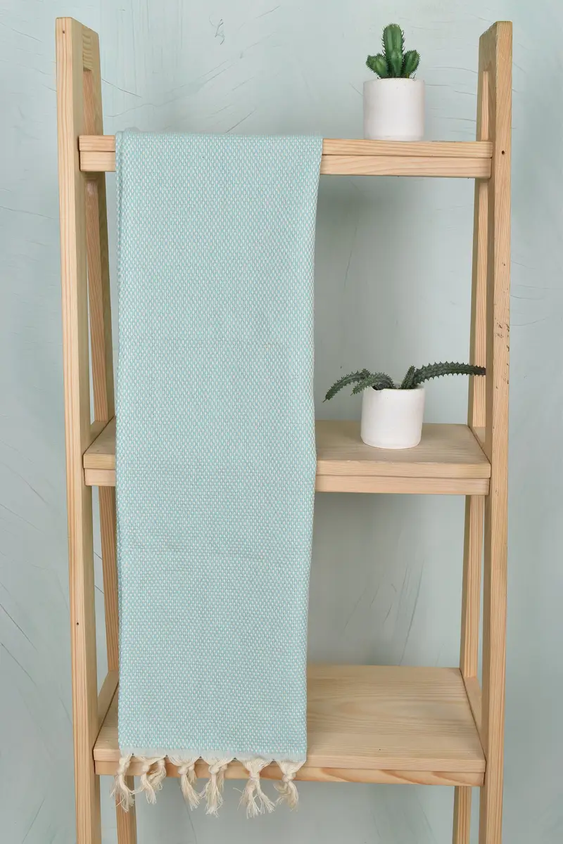 Handmade Gift, Custom Hand Towel, 40x18 Cotton Polka Dot Towel, Bridal Shower Gift, Turkish Hand Towel, Hand Size Towels, Personalized Hand Towel - 8