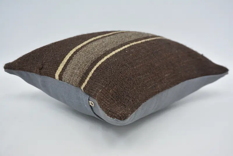 Pillow, Sofa Cushion, Home Decor Pillow, Interior Designer Pillow, 14x14 Brown Pillow, Authentic Cushion Cover, Gift Pillow - 6