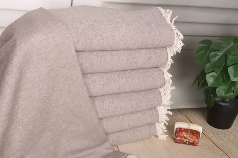 Personalized Gift Dish Towel Brown Cotton 24x40 Inches