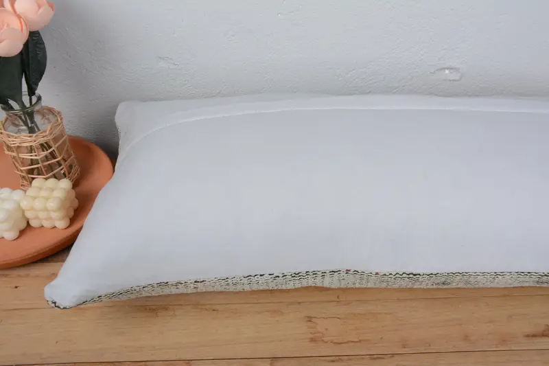 16x36 White Cushion Cover, Turkish Kilim Pillow, Ikat Pillow Case, Ethnical Kilim Rug Pillow, Handmade Kilim Cushion, Pillow - 6