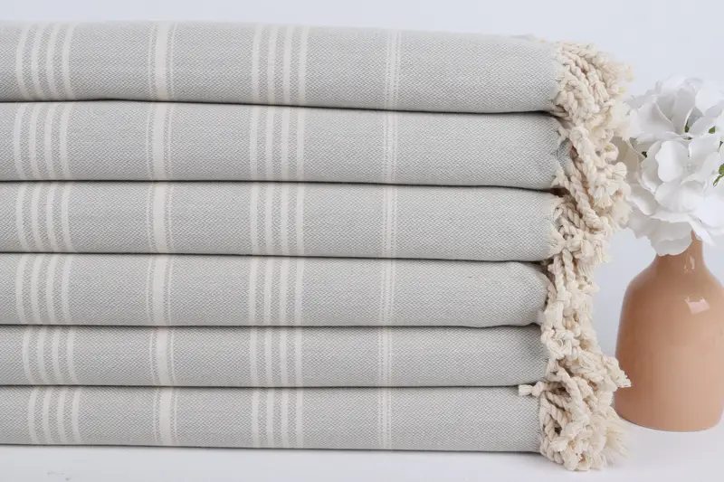 Bachelorette Party Gifts, 68x40 Cotton Striped Towel, Turkish towel, Custom Name Towel, Gym Towel, Bachelor Party Gifts, Turkish hand towel - 3