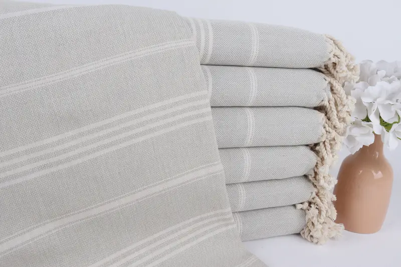 Bachelorette Party Gifts, 68x40 Cotton Striped Towel, Turkish towel, Custom Name Towel, Gym Towel, Bachelor Party Gifts, Turkish hand towel - 1