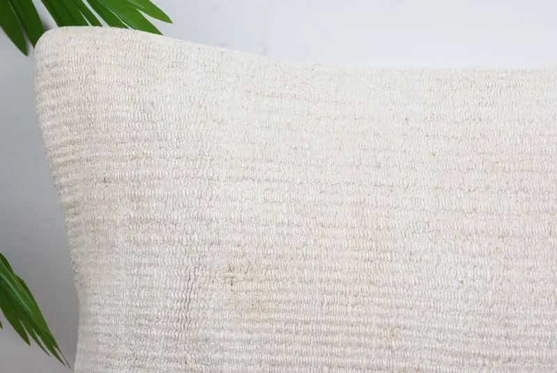Vintage Kilim Throw Pillow, Pillow for Couch, Pillow Cover, Ethnical Kilim Rug Pillow, 14x14 White Pillow, Square Throw Cushion Case - 2