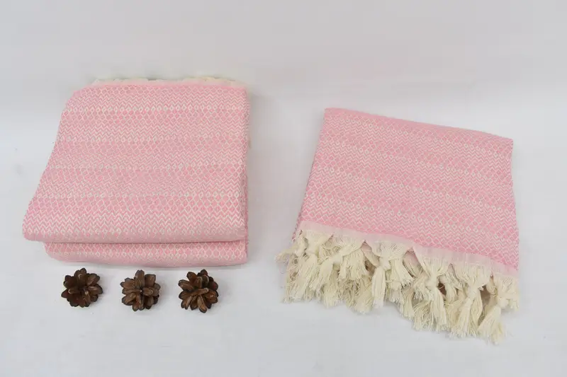 Custom Wedding Gift From Bridesmaid, Beach Size Towel, Turkish towel, Birthday Gift, 70x38 Cotton Diamond Towel, Organic towel, Sand-free towel - 8