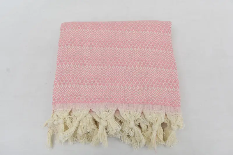 Custom Wedding Gift From Bridesmaid, Beach Size Towel, Turkish towel, Birthday Gift, 70x38 Cotton Diamond Towel, Organic towel, Sand-free towel - 7