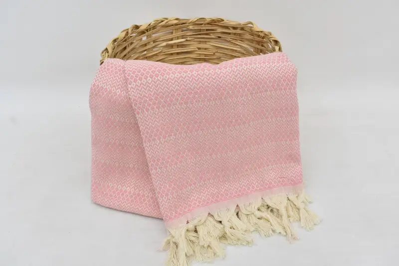 Custom Wedding Gift From Bridesmaid, Beach Size Towel, Turkish towel, Birthday Gift, 70x38 Cotton Diamond Towel, Organic towel, Sand-free towel - 2