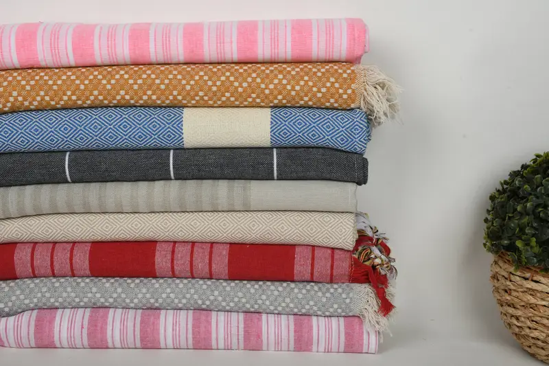 Embroidery Towels, Personalized Gift, 70x40 Cotton Set of 10 Towel, Luxury Beach Towel, Monogrammed Turkish Towel, Turkish Towel Beach, Cotton towel - 3
